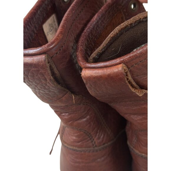 AdTec Mens Brown Leather Work Boots Size 9 M - Picture 10 of 16